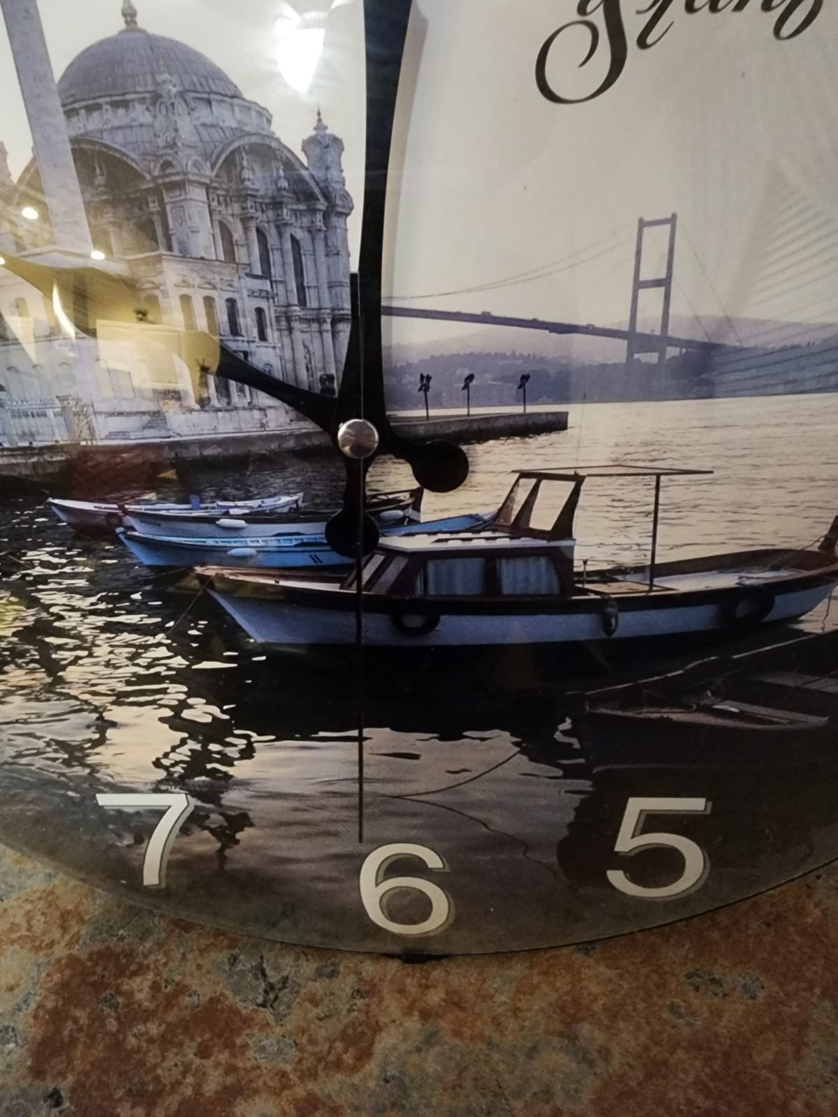 Istanbul-Ortakoy Wall Clock