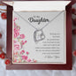 To My Daughter | I Love You - Forever Love Necklace