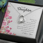 To My Daughter | I Love You - Forever Love Necklace