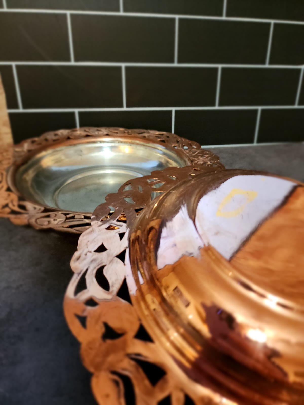 Copper Elegance Plates