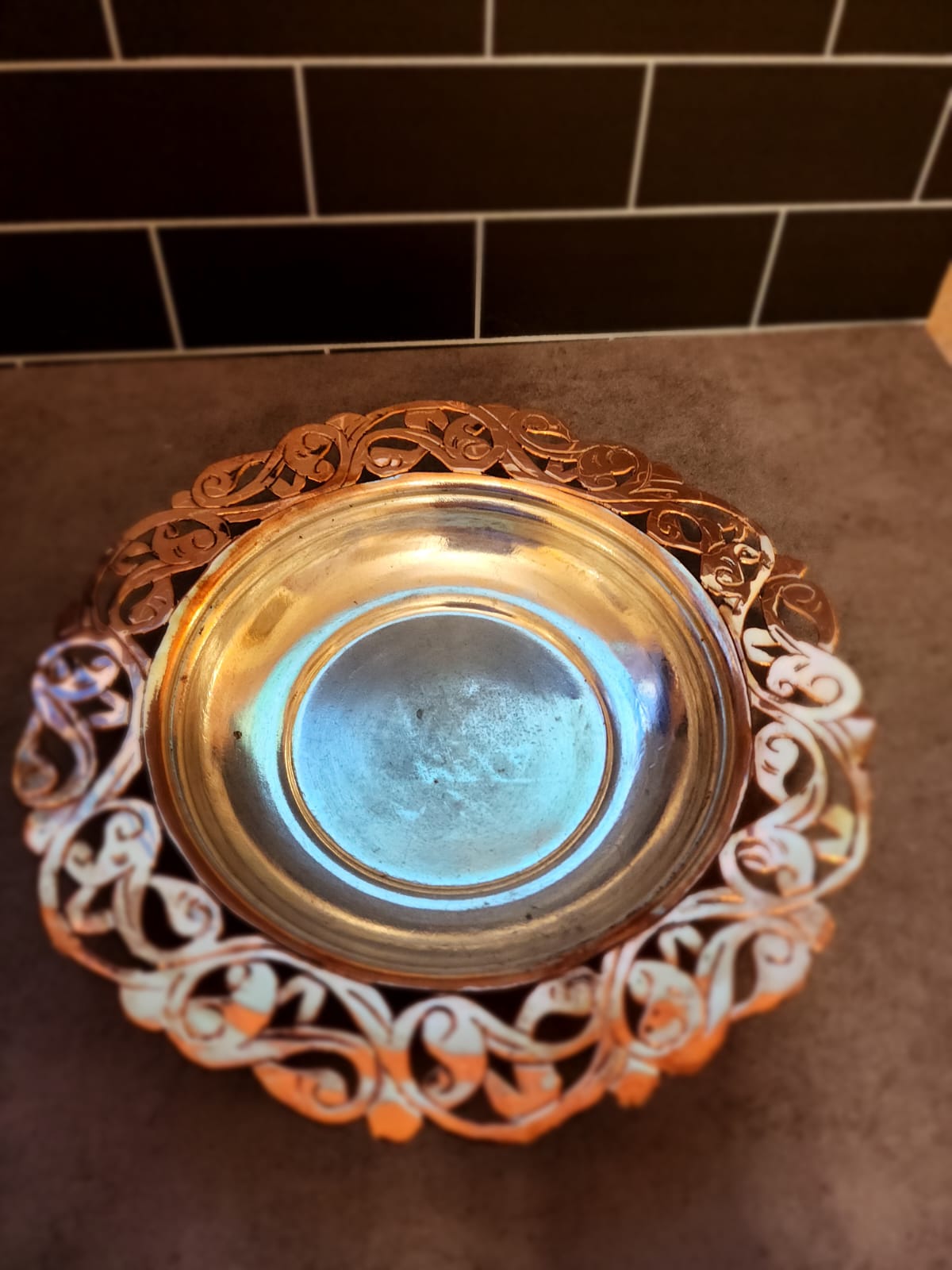 Copper Elegance Plates