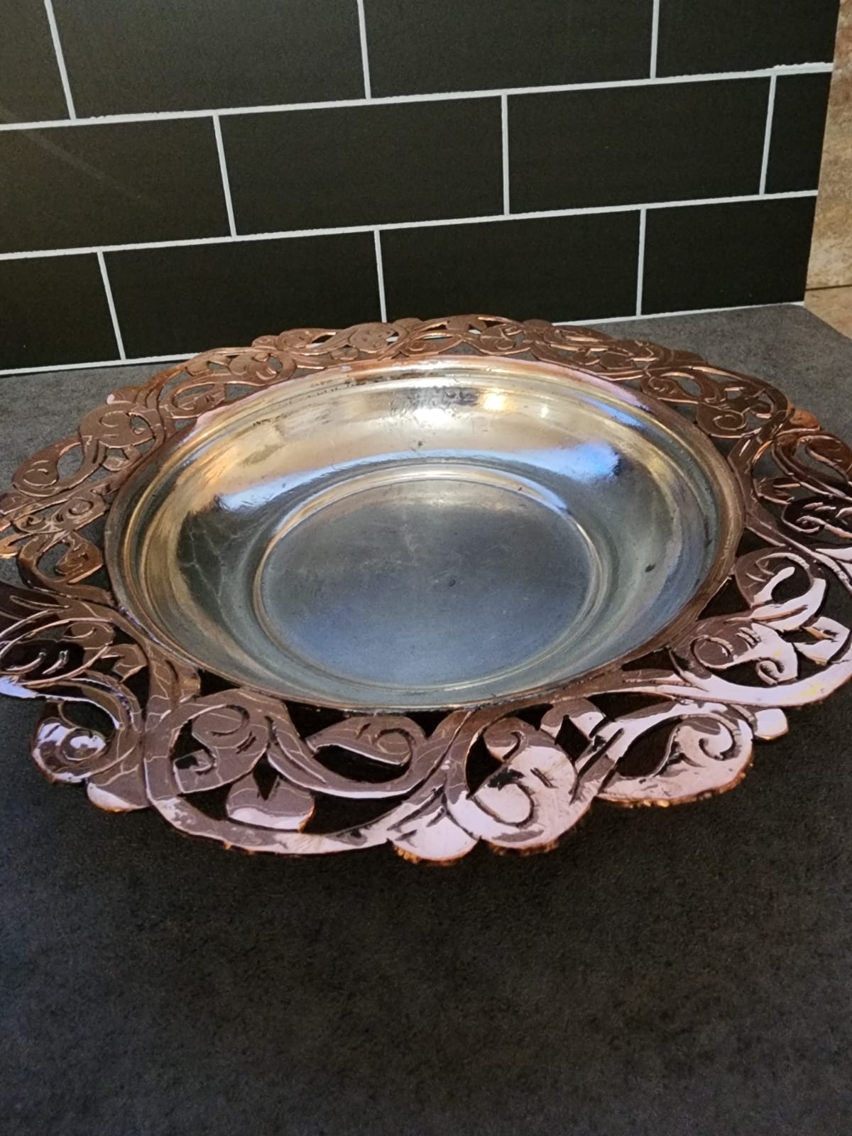 Copper Elegance Plates