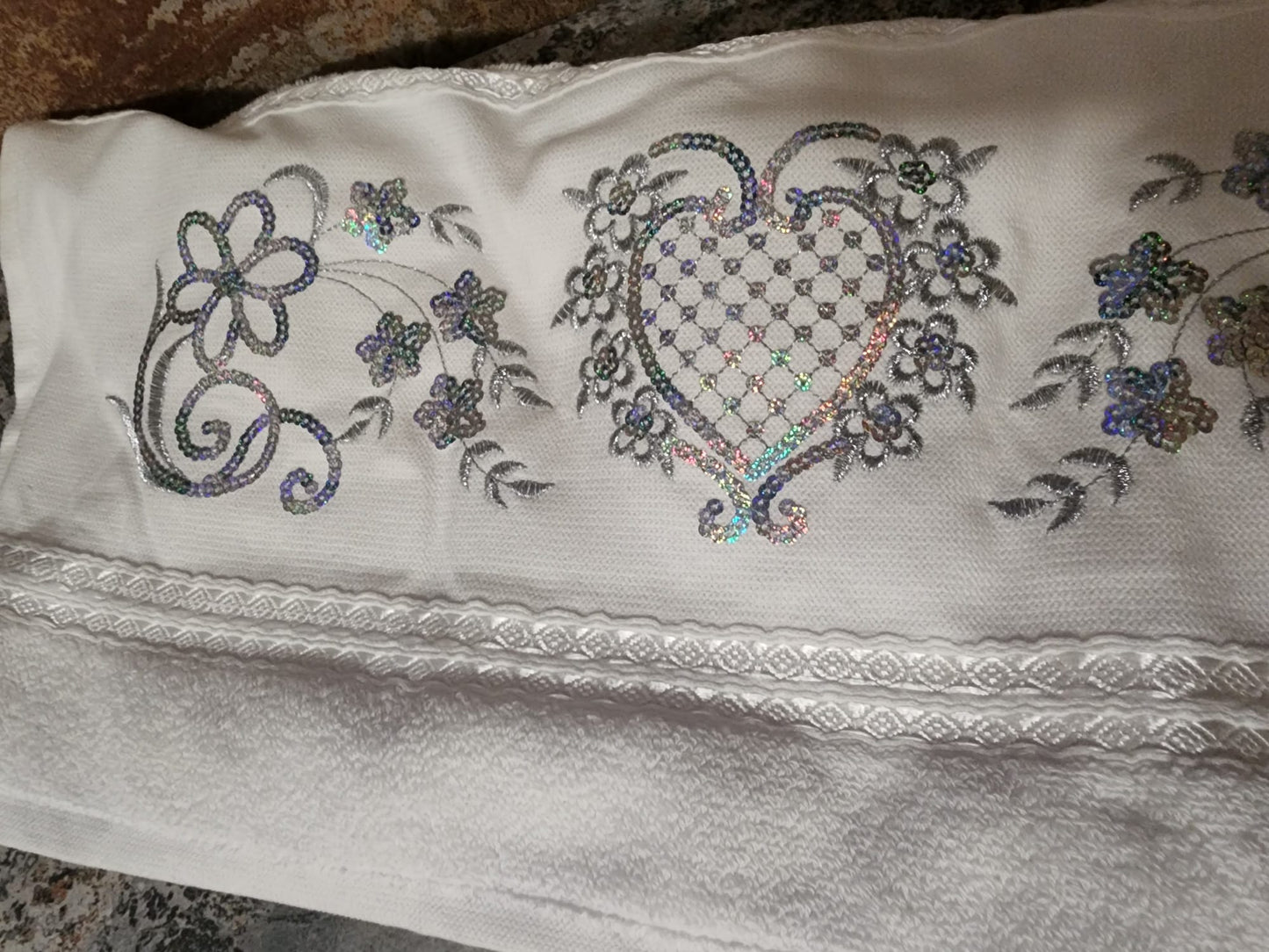 Turkish Towels- Embroidered  quality hand towels