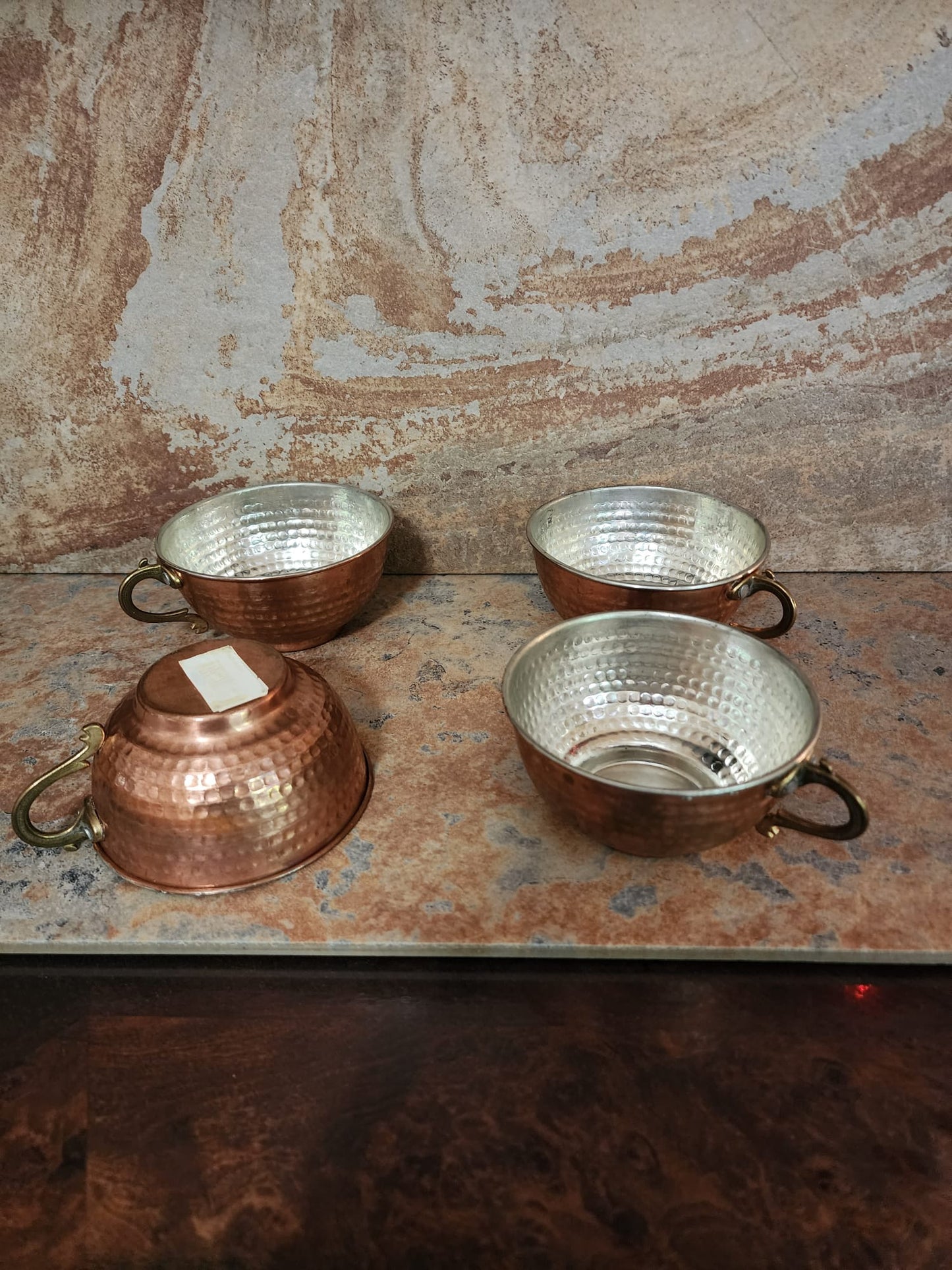 Copper drinking cup