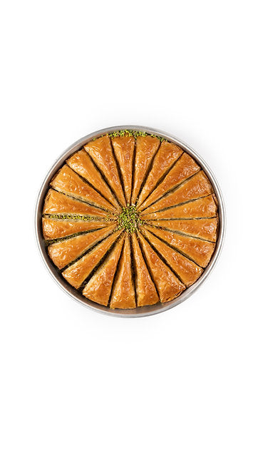Pie slice shaped ( Havuc Dilim) Pistachio Baklava