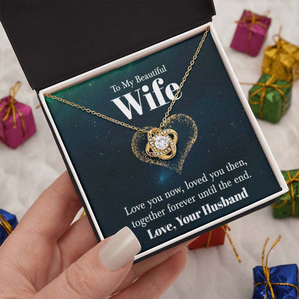 Wife Heart Knott Necklace