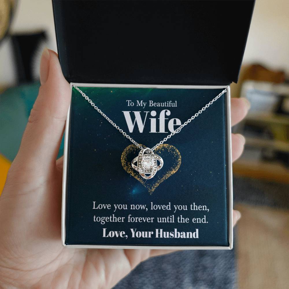 Wife Heart Knott Necklace