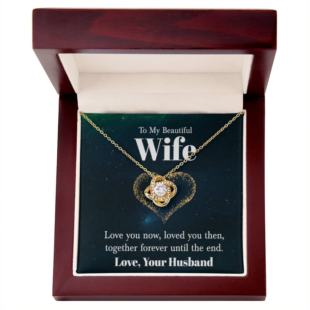 Wife Heart Knott Necklace