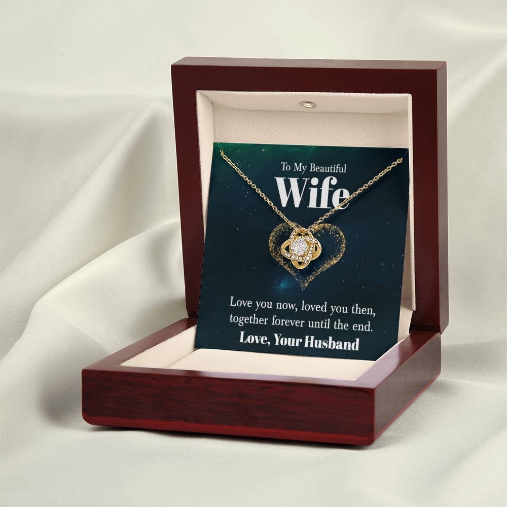 Wife Heart Knott Necklace