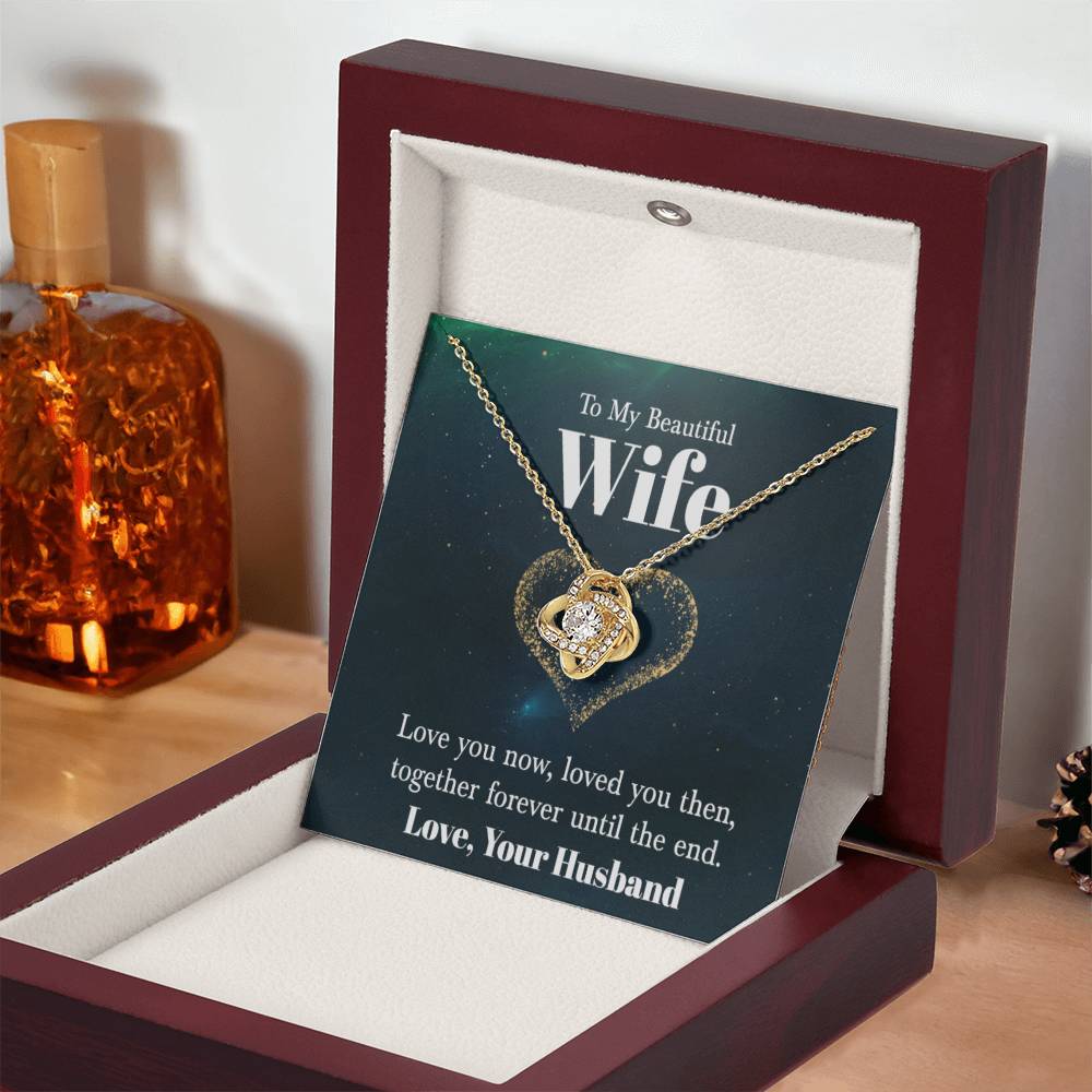 Wife Heart Knott Necklace