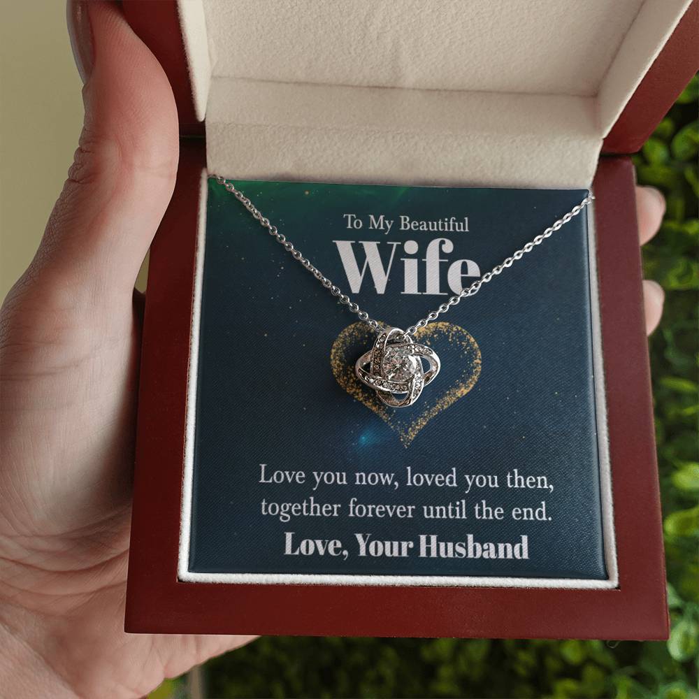 Wife Heart Knott Necklace