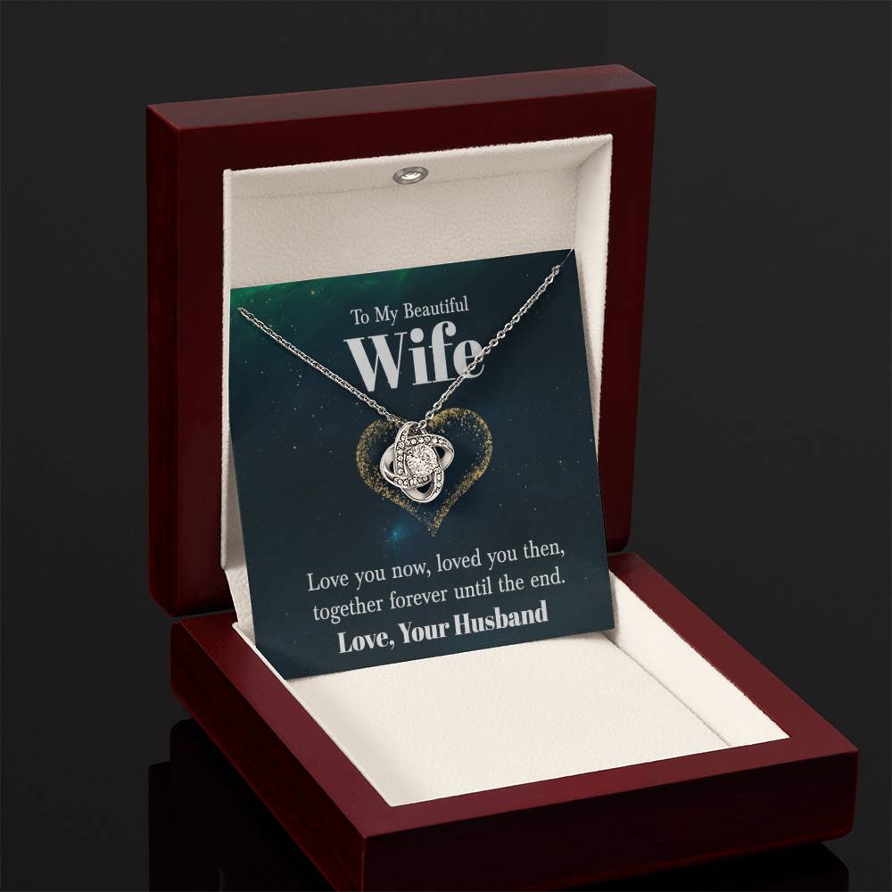 Wife Heart Knott Necklace