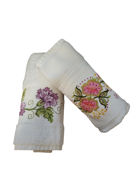 Turkish Towels- Embroidered  quality hand towels